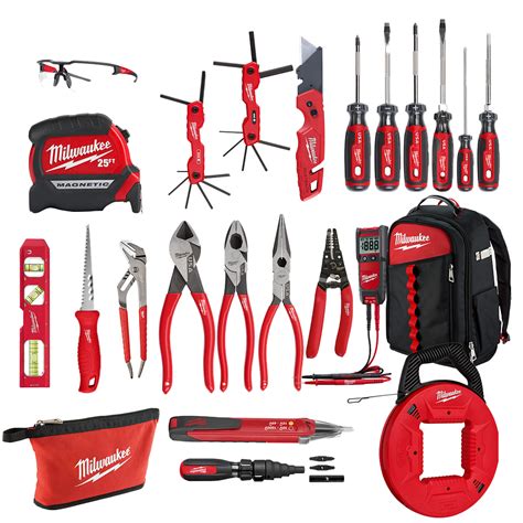 Milwaukee Electricians Journeyman Hand Tool Kit - 25 PC – MaxTool