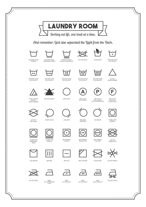 Laundry Room Printables — Home Cleaning Family