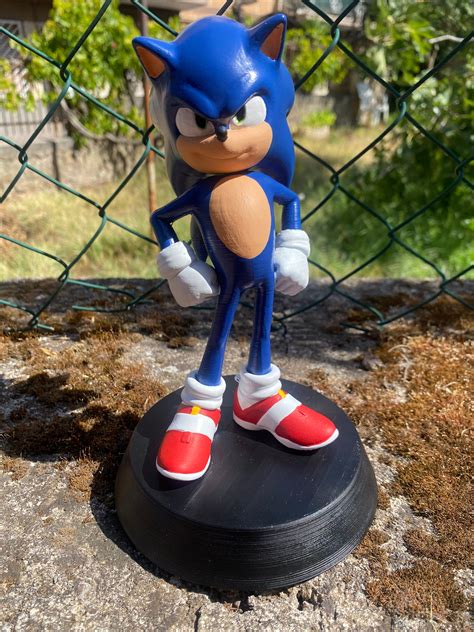 Sonic Sonic Movie Statue - Etsy