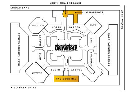 Mall Of America Parking Map