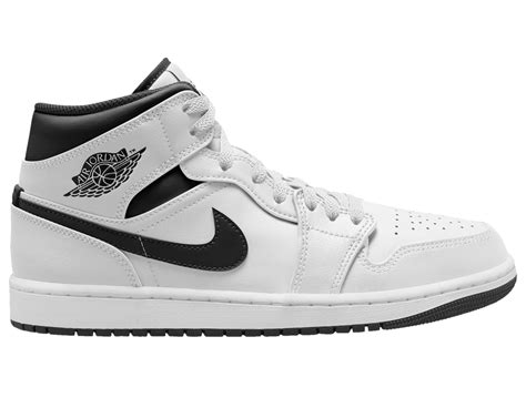 Air Jordan 1 Mid White Black DQ8426-132