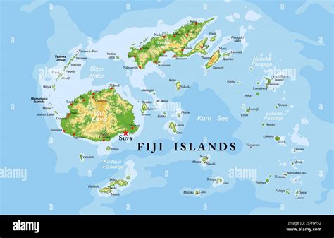 Viti levu fiji location map fotografías e imágenes de alta resolución ...