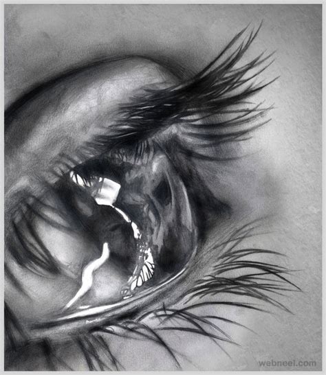 Realistic Eye Pencil Drawing