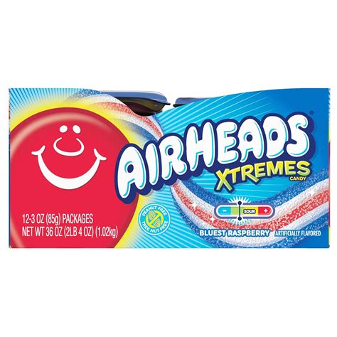 Buy Airheads Candy, Xtremes Belts, Bluest Raspberry Flavor, Sweetly ...