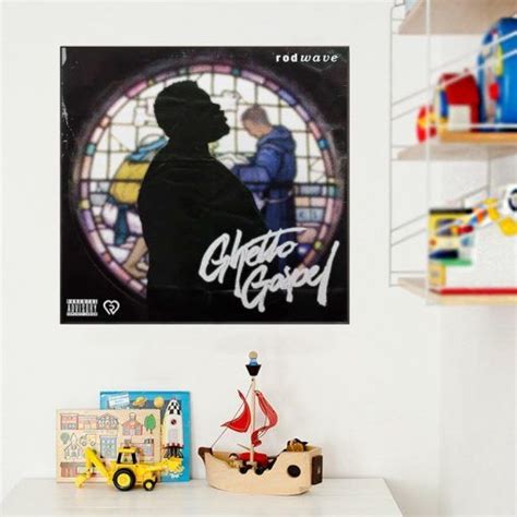 Rod Wave Ñ Ghetto Gospel Album Cover Wall Decoration Photo – Poster ...