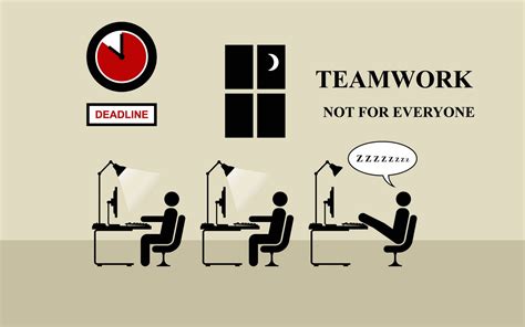 Funny Office Illustrations for team work | Wallpaper Hd Black