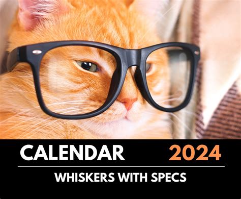 2024 Wall Calendar 2024 Cat Calendar 2024 Wall Calendar Printable 2024 ...