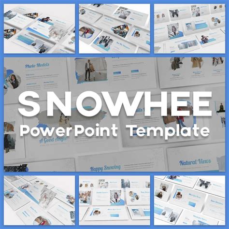 Free Modern Snow Powerpoint Template | Master Bundles