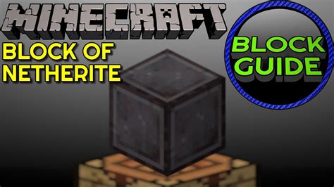 Minecraft Netherite Block