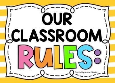 Classroom Rules 2 Educational Clipart For Classroom Etsy - Riset