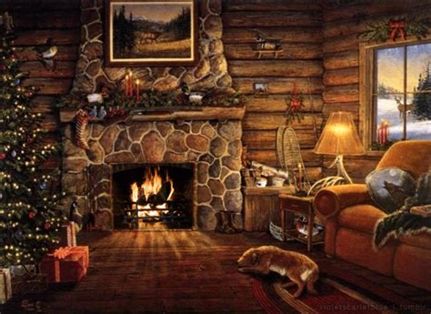 Merry Christmas Fireplace Gif - Fireplace World