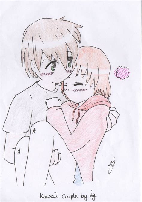 Cute Drawing Bases Couple - Eperka