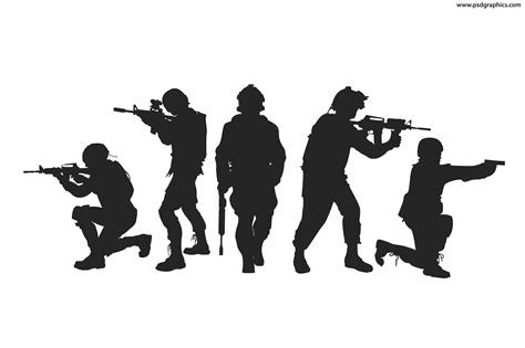 Silhouette Soldier Military Army - soldiers png download - 5000*3333 ...