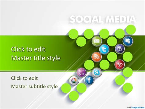 Free Social Media & Digital Marketing PPT Template