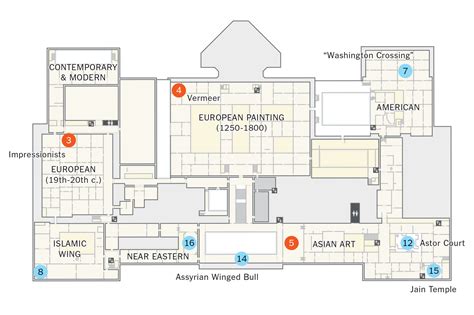 The Metropolitan Museum Of Art Map - John Kerschbaum S Epic Illustrated ...