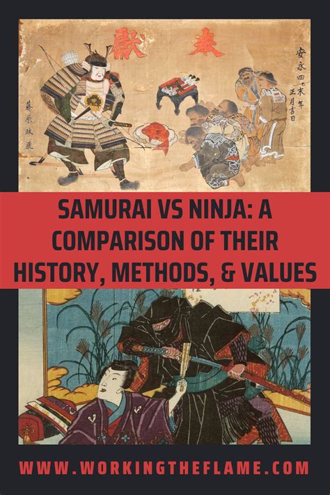 Samurai vs Ninja - History, Methods, & Values