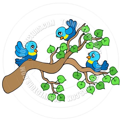 Bird On Branch Clip Art | Free download on ClipArtMag