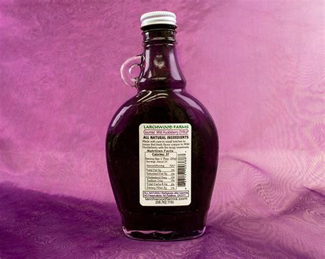 Wild Huckleberry Syrup | Larchwood Farms