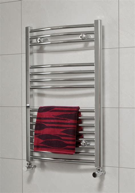 Curved Chrome Heated Towel Rails Curved 800 x 500 Heated Towel Rail Chrome