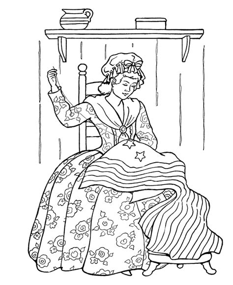 13 Colonies Flag Coloring Page - Coloring Home