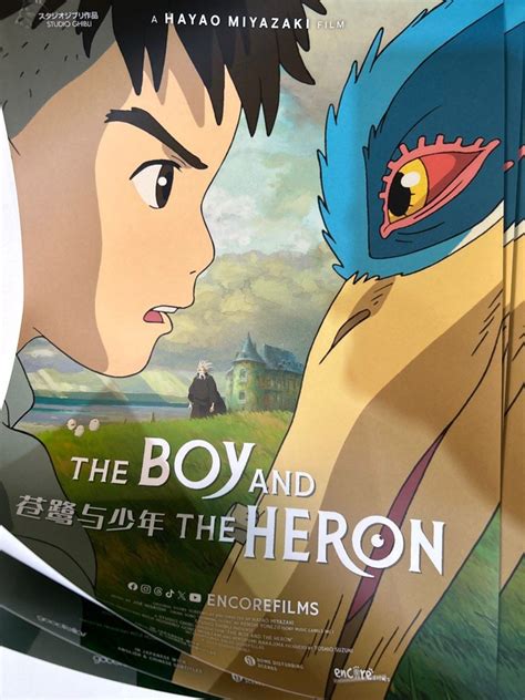 [ The Boy and The Heron ] Movie Poster, Everything Else on Carousell