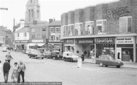 Photo of Market Harborough, High Street Shops c.1965