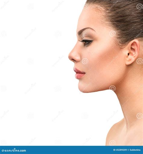 Profile Face Girl And Guitar Woman Royalty-Free Stock Image ...