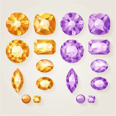 Set of realistic jewel — Stock Vector © rea_molko #51993643