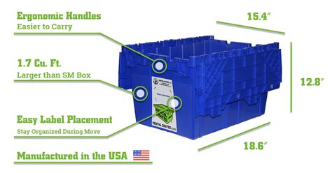 Rental Crates Now Offers Medium Plastic Moving Boxes | Rental Crates