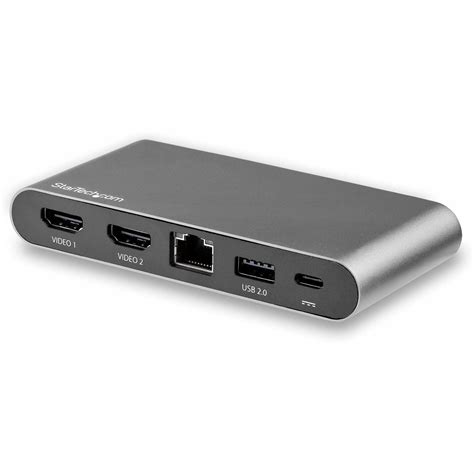 StarTech.com Dual Monitor USB C Docking Station - For Windows Laptops ...