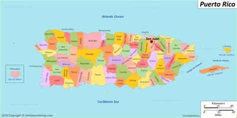 Puerto Rico Map | Detailed Maps of Puerto Rico