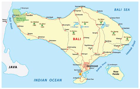 Bali Map - Destinations Overview | Understanding Bali