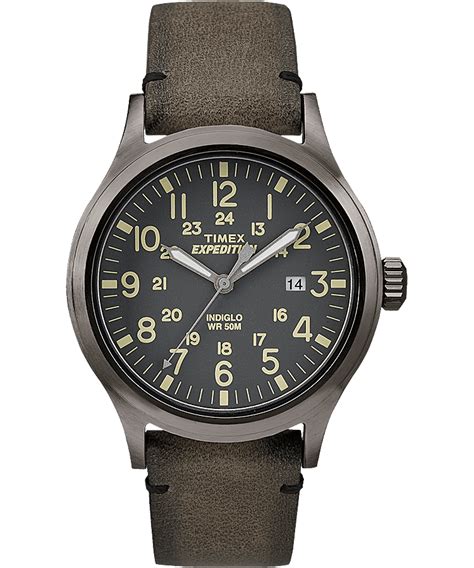 Expedition Scout 40mm Leather Watch | Timex