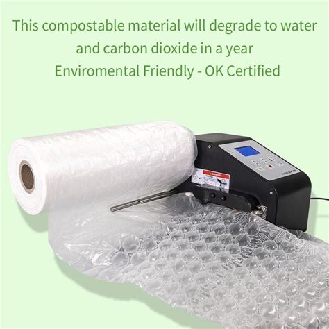 China Fully Biodegradable Buffer Bubble Wrap With Degra Manufacturers ...