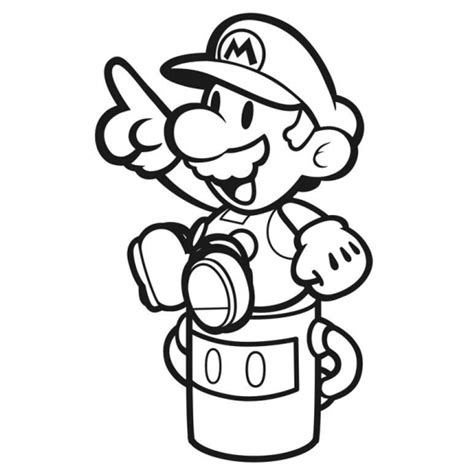 Paper Mario: Color Splash - official coloring book artwork | The ...