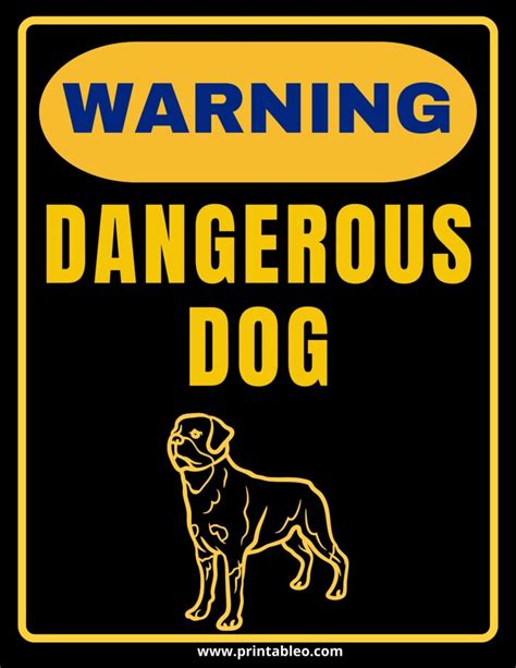 35+ Beware Of Dog Signs | Download Free Pintables