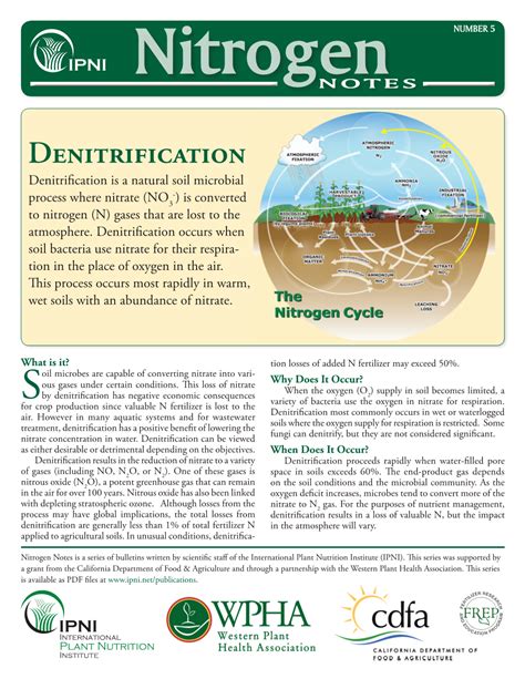 Denitrification Denitrification Is a Natural Soil Microbial - Process ...