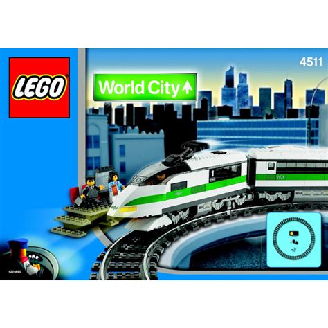 LEGO High Speed Train Set 4511 Instructions Comes In | Brick Owl - LEGO ...