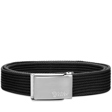 Fjällräven Merano Canvas Belt Black | END. (DE)