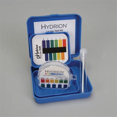 Hydrion® Lo Ion pH Test Kit, pH 1.0 to 11.0 | Carolina Biological Supply