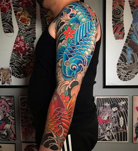 #Tattoos,Traditional Japanese Koi Tattoo Designs | Japanese koi fish ...