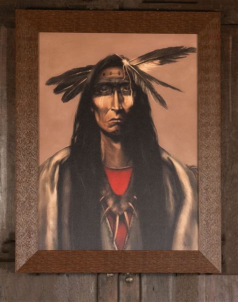 Cherokee Indian Framed Print | Fine Southwestern Art | Painting