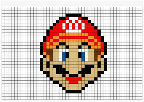 Minecraft Pixel Art Mario Star