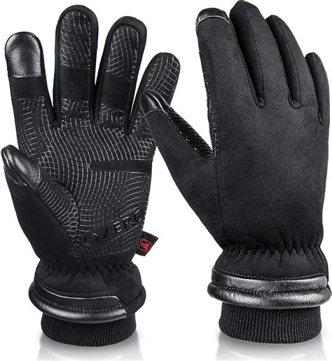 Amazon.com: OZERO Waterproof Winter Gloves Men Women -30 ℉ Cold Proof ...