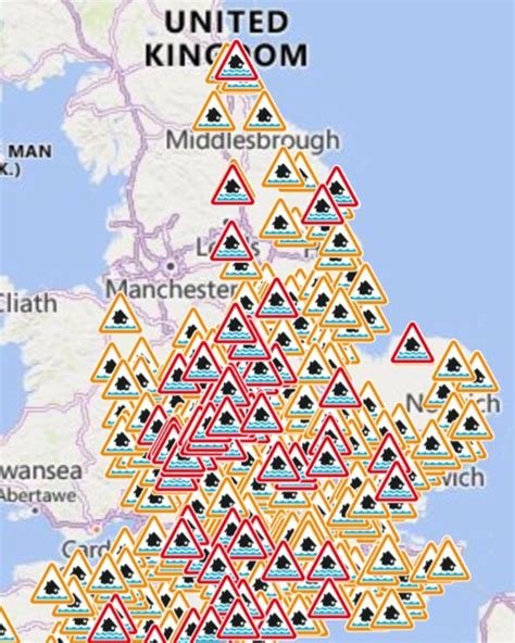 UK flood warnings: Travel chaos as roads and railways blocked - full ...