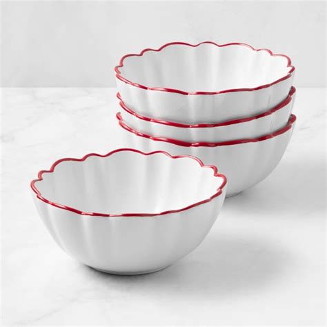 PEANUTS™ Holiday Cereal Bowls, Set of 4 | Williams Sonoma