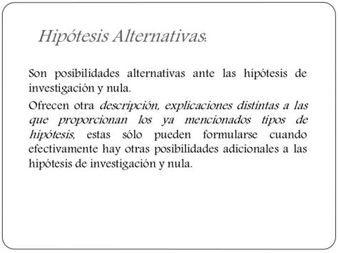 Hipotesis alternativa