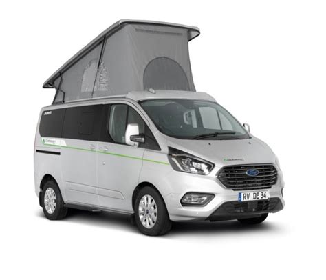 Green Hybrid Camper Van from Dethleffs - Outbound Living