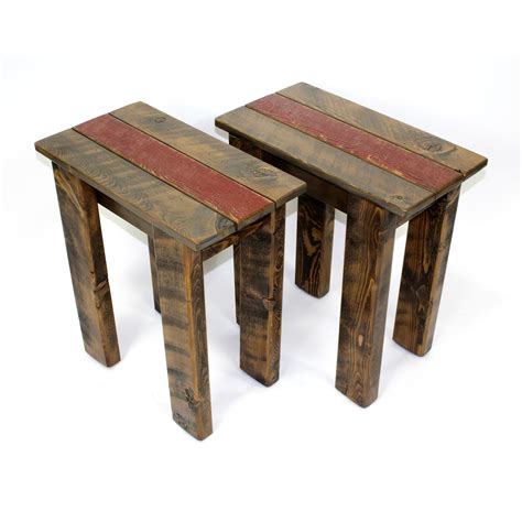 Simple Small Rustic Side Table Arizona | Four Corner Furniture | Bozeman MT