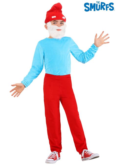 Kid's The Smurfs Papa Smurf Costume | The Smurfs Costumes